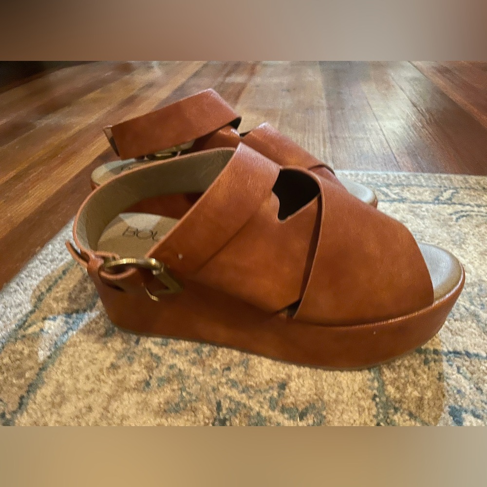 Like new wedge sandals. Size 7